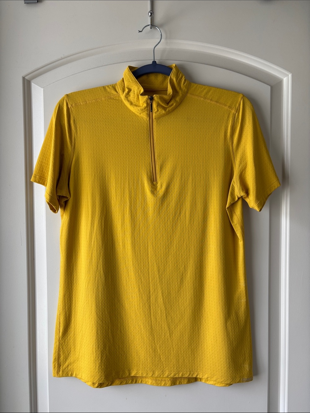 Dover Saddlery Coolblast 100 Ladies’ Short Sleeve Sunshirt- M- Yellow
